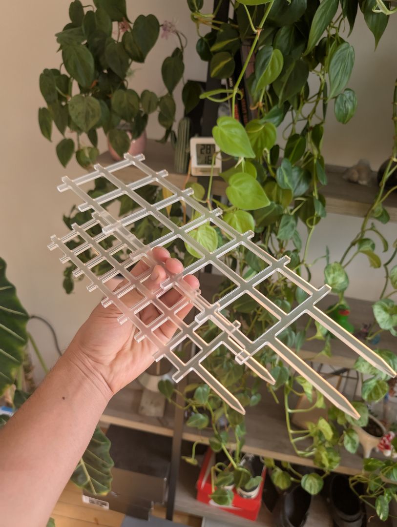Super Clear Ladder Style trellis