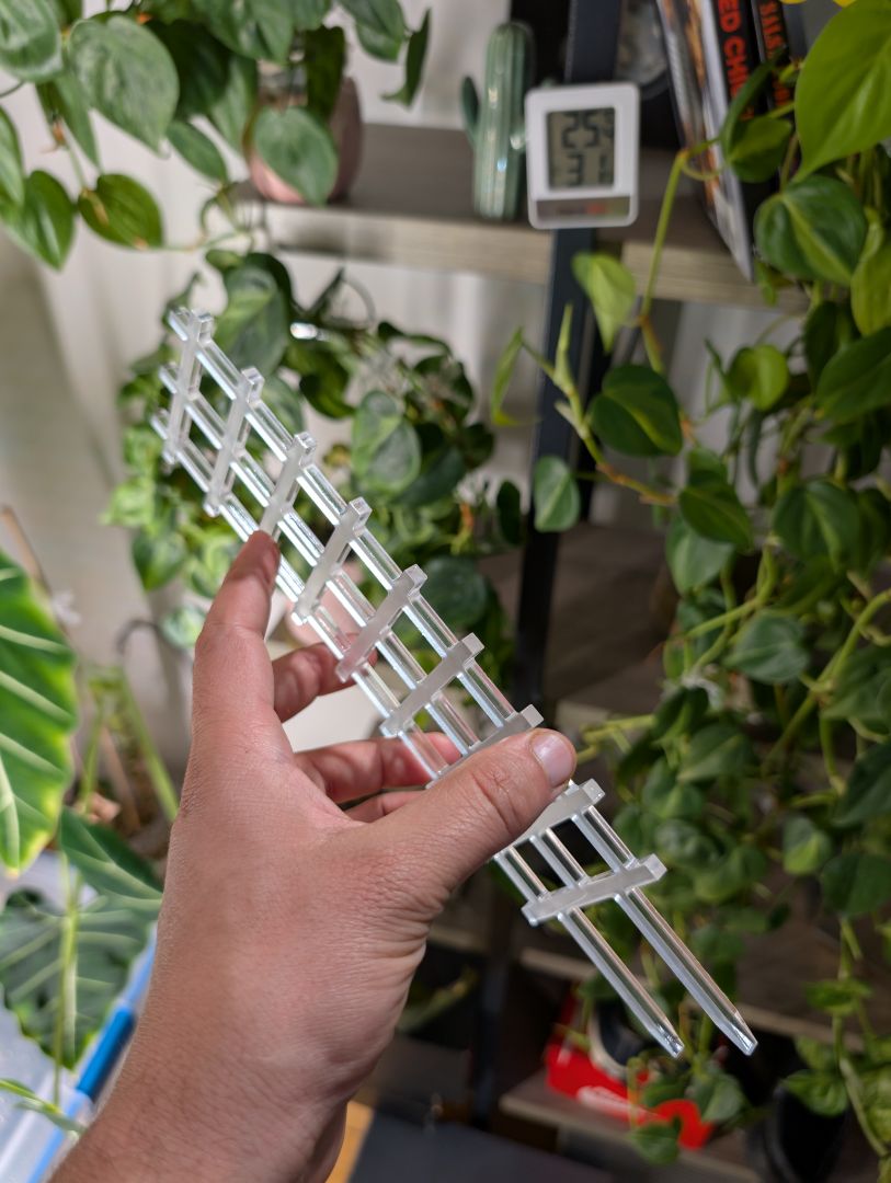 Super Clear Ladder Style trellis