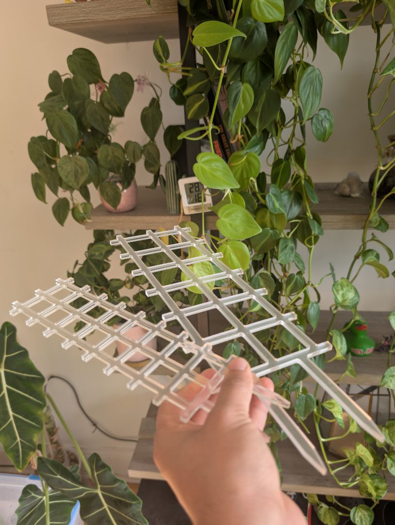 Super Clear Ladder Style trellis